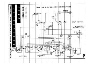 Airline 15GHM 1070A schematic circuit diagram